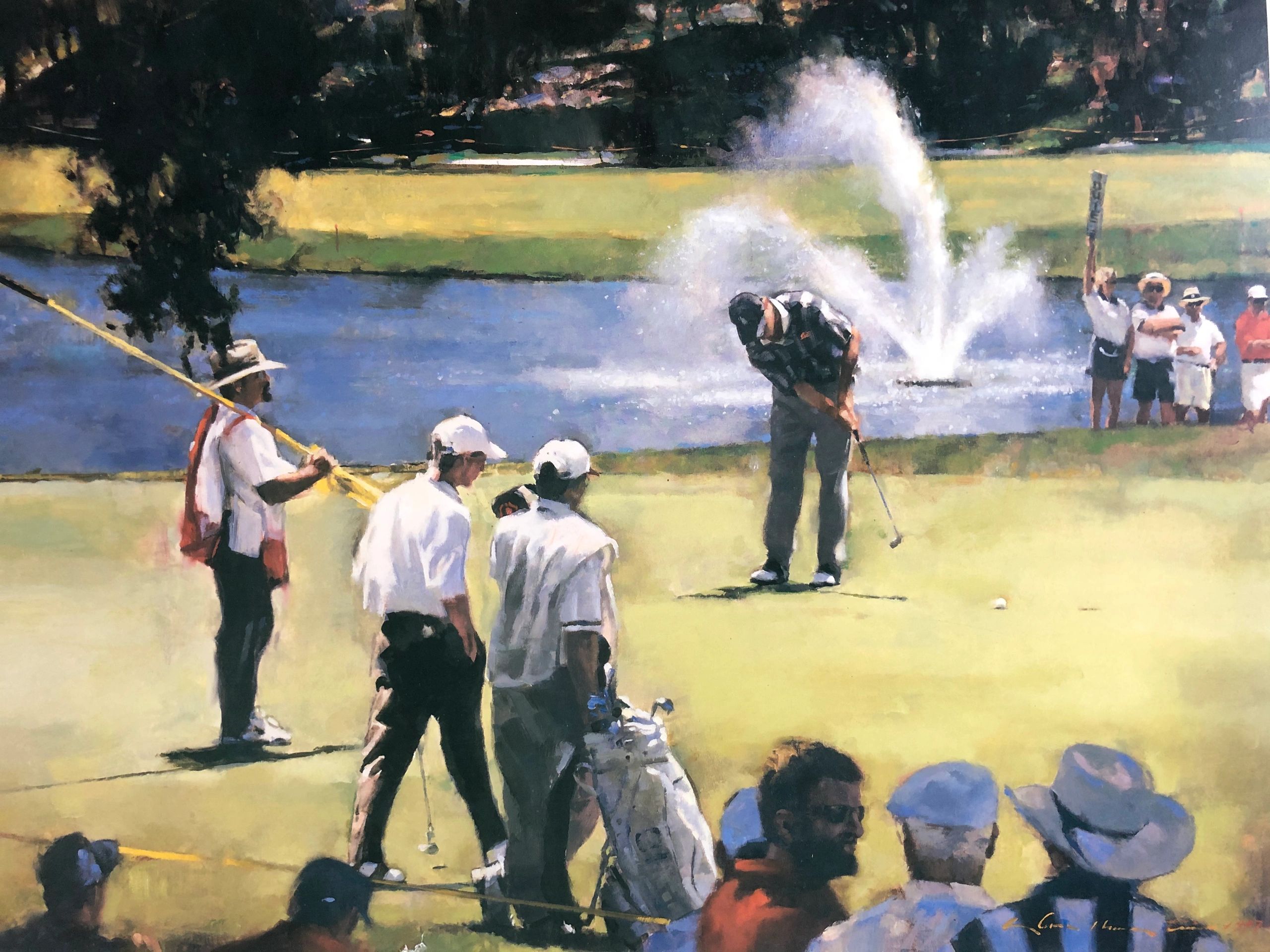 Nike golf art by Glenn harrington 