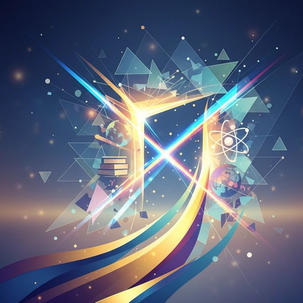 Abstract glowing portal with scientific symbols and 'TDE Institute PhD Fellowship Apply Now' text.