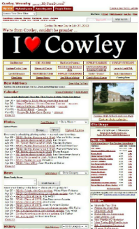 Click to Log On to the Cowley Site