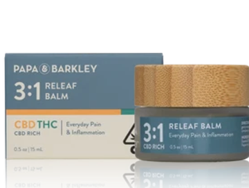 CBD and THC releaf balm for everyday pain and inflammation relief.