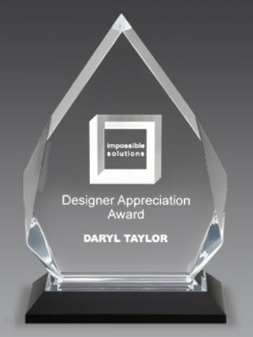 Acrylic Diamond Impress Award Dallas, TX