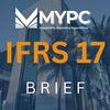 IFRS 17 brief by MYPC on a cityscape background.