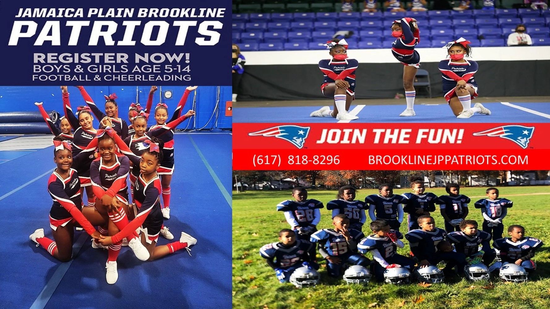 Football & Cheerleading - BROOKLINE JP PATRIOTS