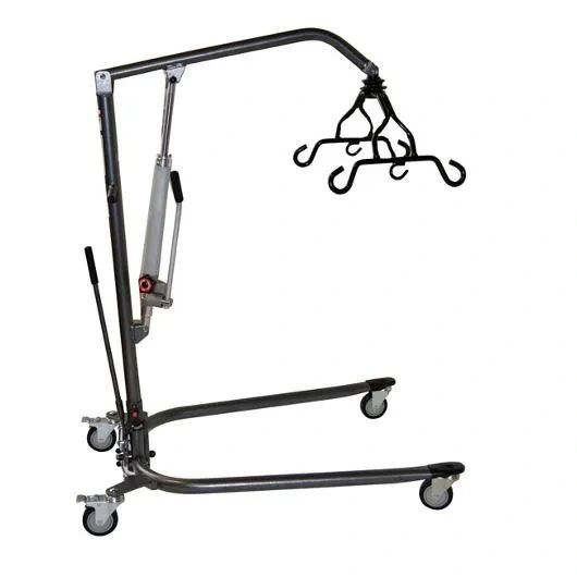 Hydraulic patient lift with sling bar