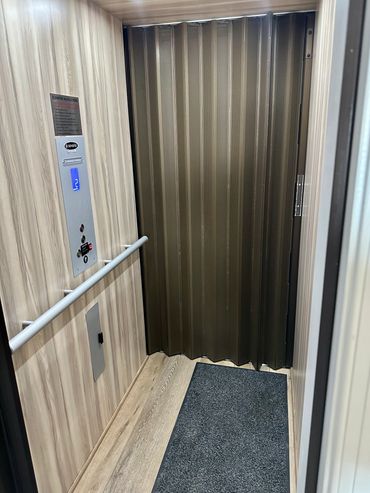 Elevator in the guesthouse in Coinjock, NC