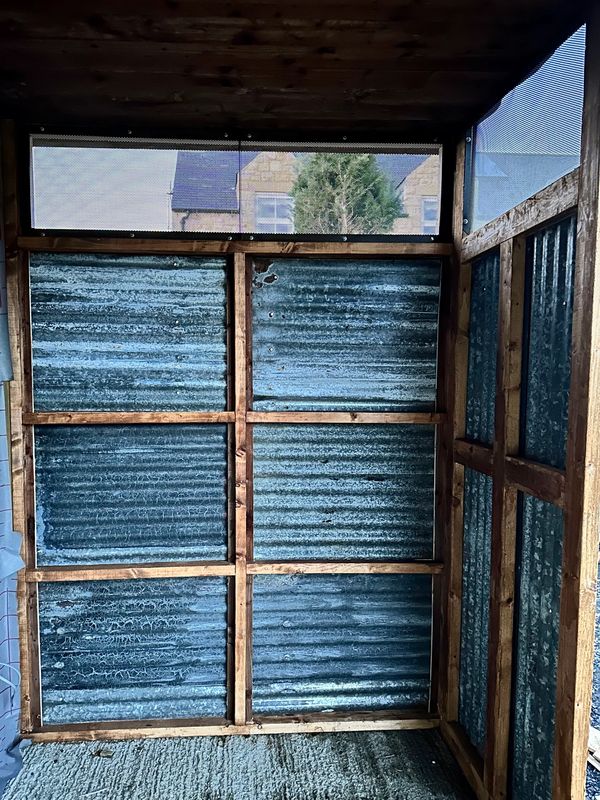 Reused barn corrugated sheets 