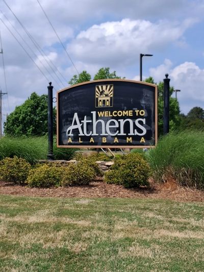 Welcome to Athens Alabama sign, home inspection services  by Atchley Home Inspections.