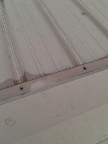 Metal roof fastener issues in Linden, TN. 