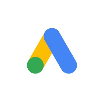 Colorful, abstract logo with blue, yellow, and green shapes forming an 'A'.
