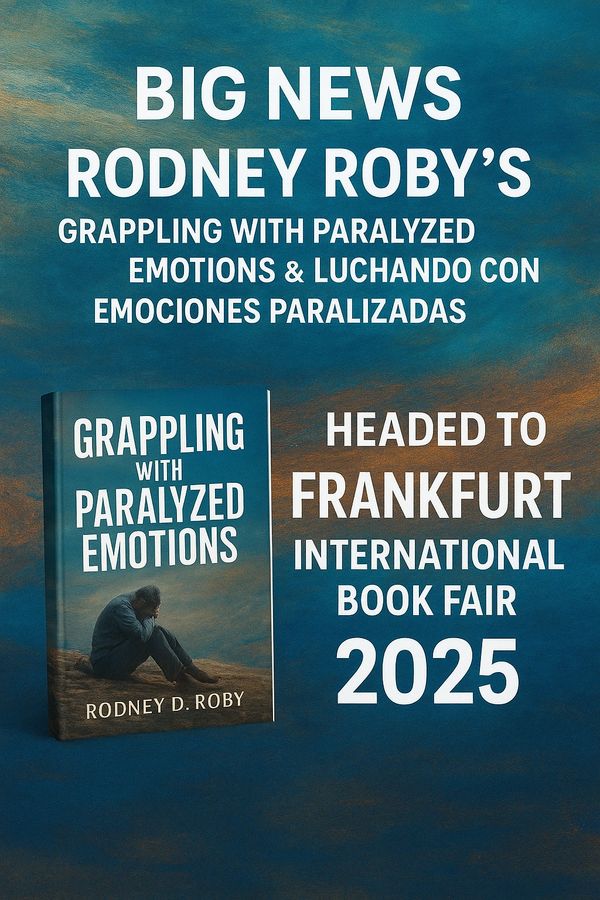 Big News!   Rodney D. Roby’s powerful book Grappling with Paralyzed Emotions is officially heading t