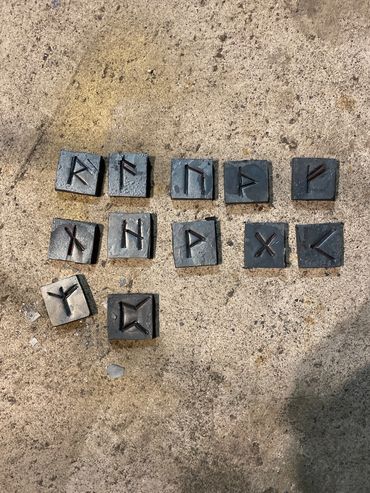 Runes
Metal runes
Norse runes
Forged runes
Fire runes
