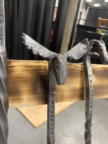 Moose head fire poker
