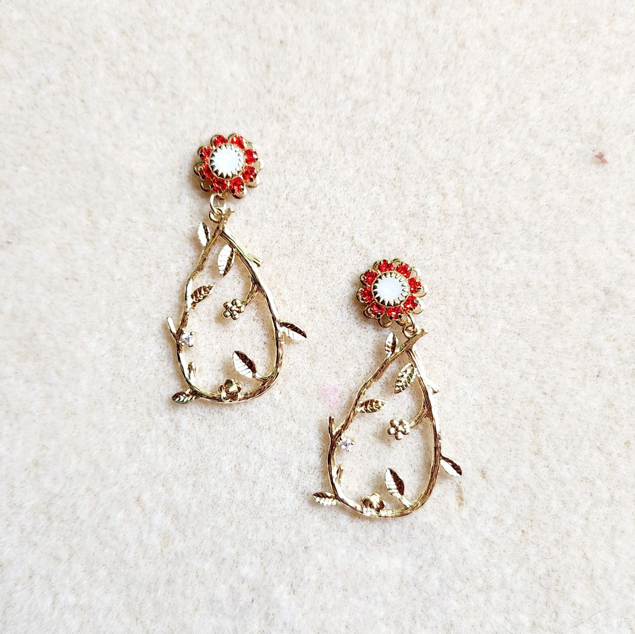 Holiday Flower Earrings