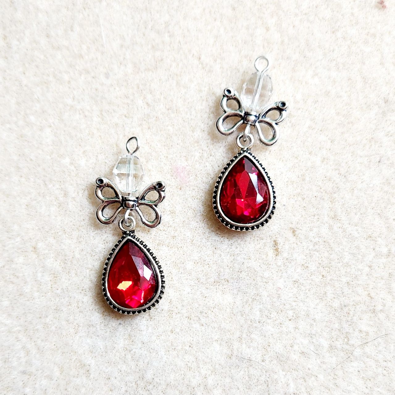 Elegant Crystal Bow Earrings