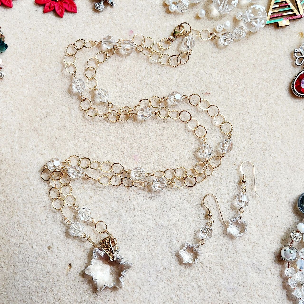 Crystal Snowflake Jewelry