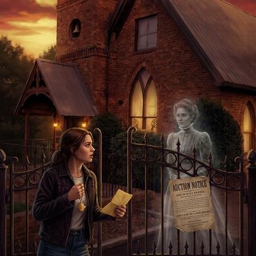 Ghost of Anna Washington Key left a legacy item in the church she built.  