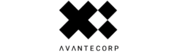 Avantecorp logo in black on transparent background.