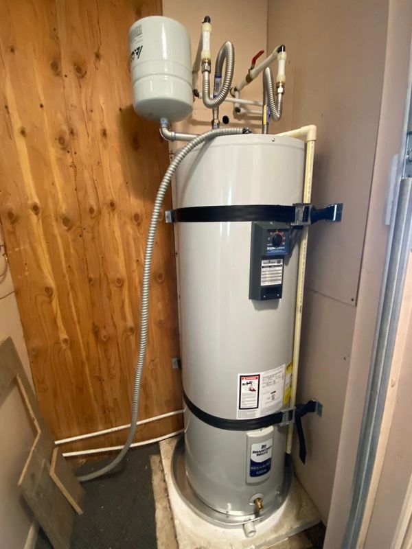 50 Gallon Electric Bradford White Water Heater Installation.