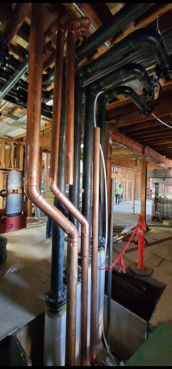 Copper Hydronic Heating Piping 