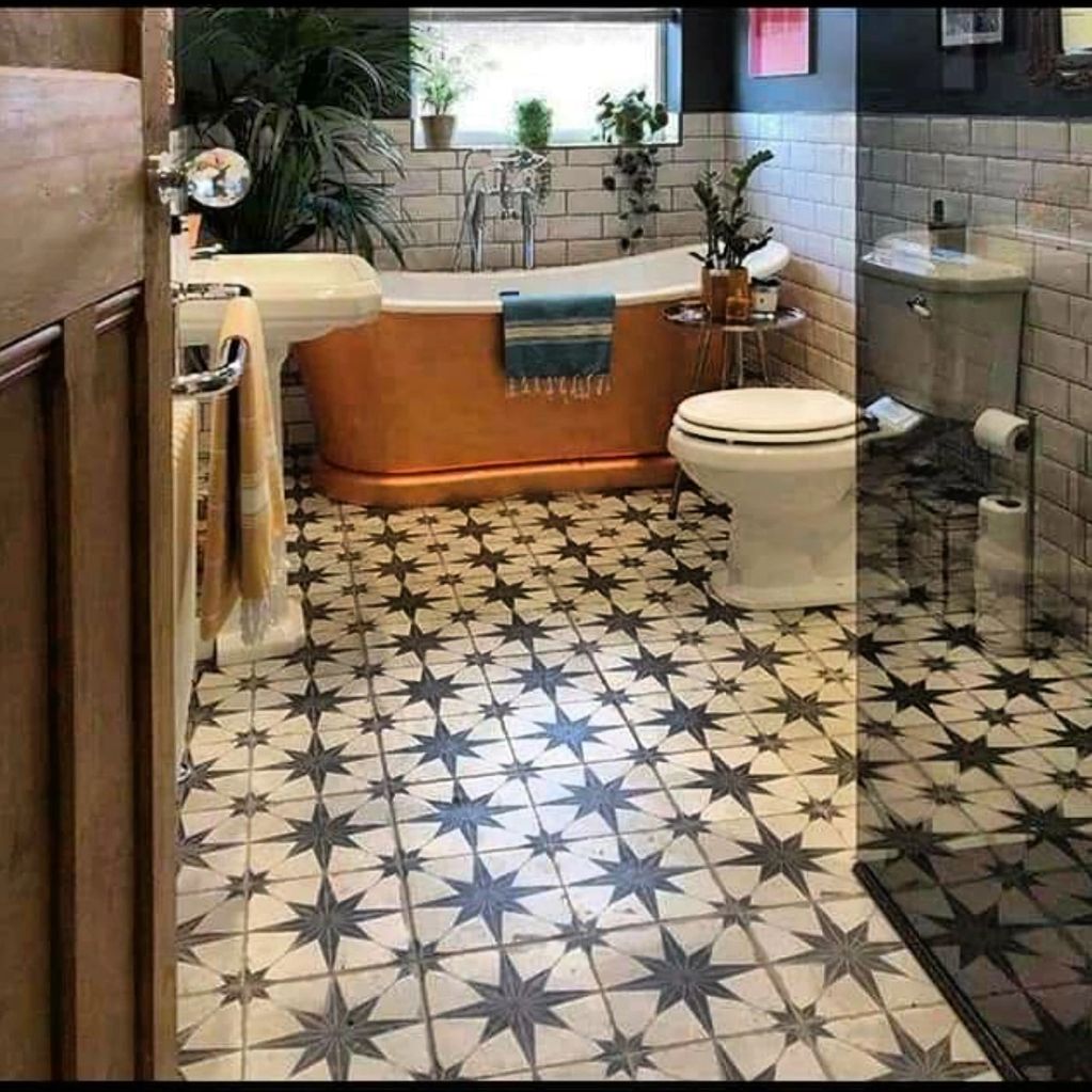 Vintage star tiles