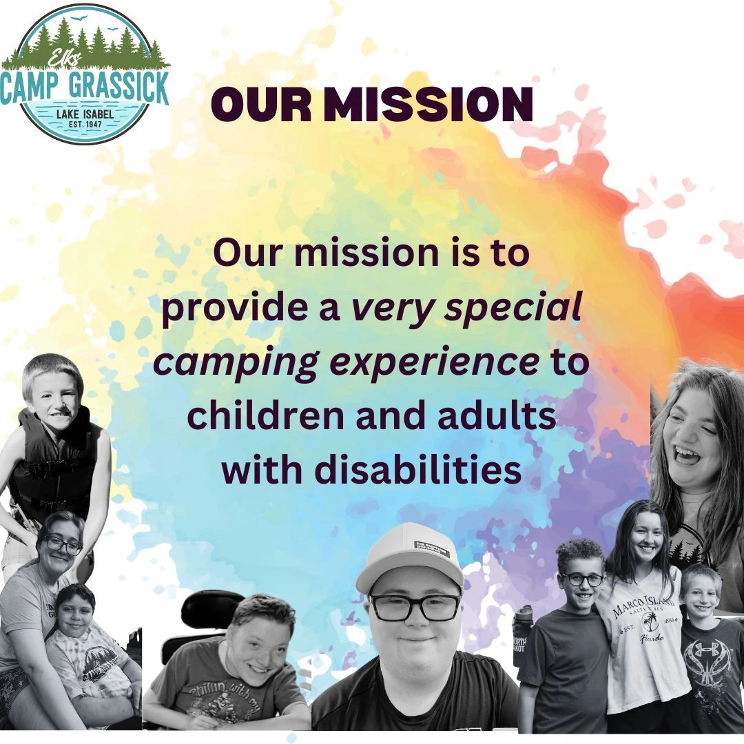 Our mission is to provide a very special camping experience to children and adults with disabilities