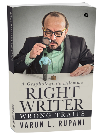 Graphology Book by Graphology Coach of India, Right Writer Wrong Traits. Buy Now.