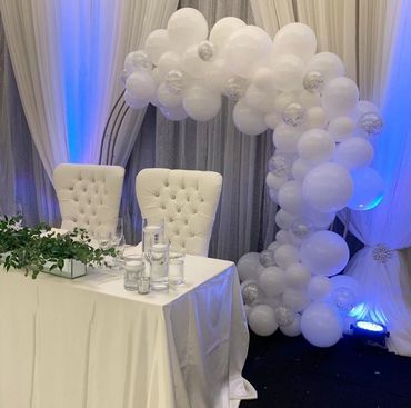 Sweetheart  Chair
Head Table Chair
Wedding Table for rent 
Wedding Backdrop 
Wedding 