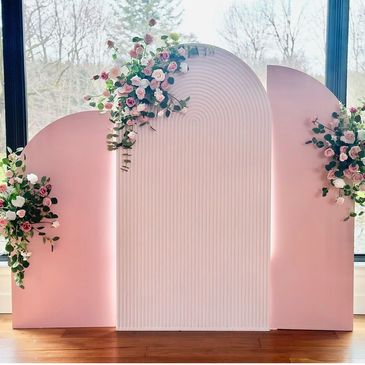 Pink ripple backdrop
pink arch backdrop
pink backdrop 
pink round backdrop
pink backdrop 
