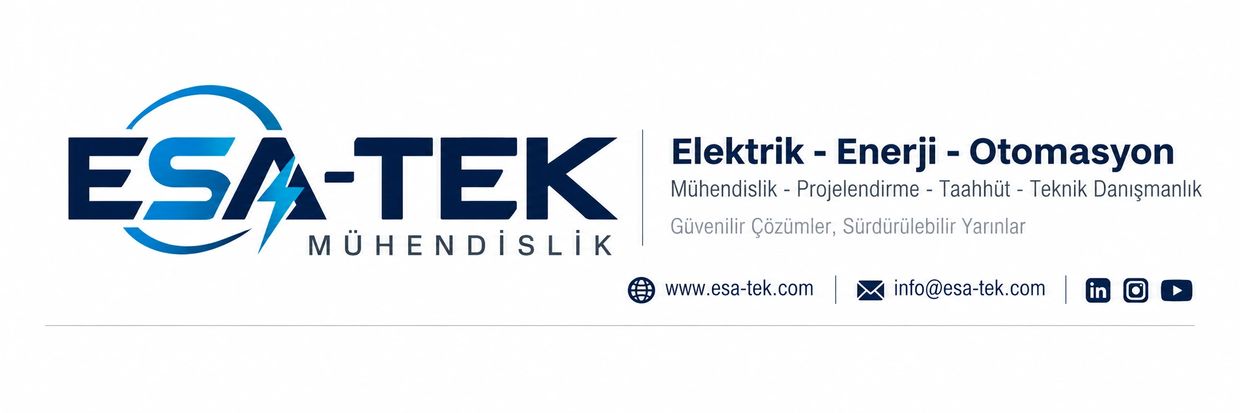ESA-TEK Mühendislik elektrik, enerji ve otomasyon hizmetleri sunar.
