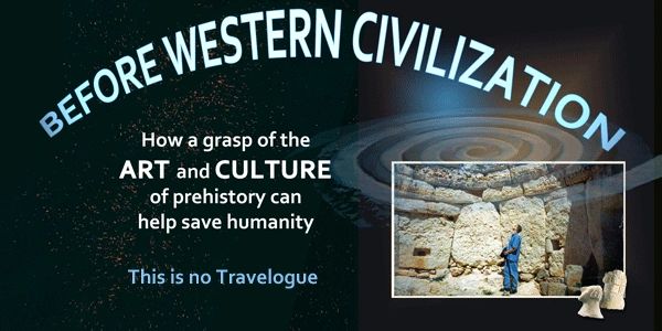 Visual on prehistory's art and culture before Western civilization.