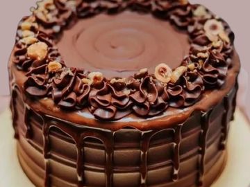 chocolate nuts cake 