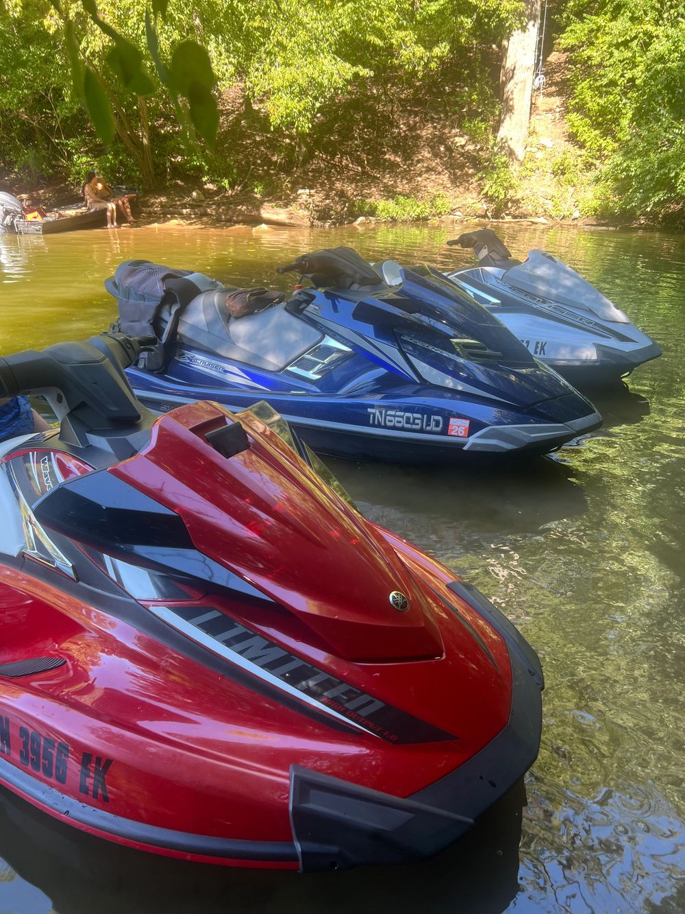 Yamaha Waverunner EX jet ski rental on Old Hickory Lake