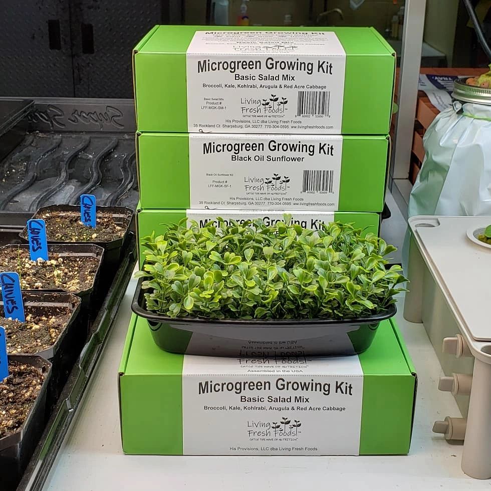 Living Fresh Foods Display At Atlantis Hydroponics