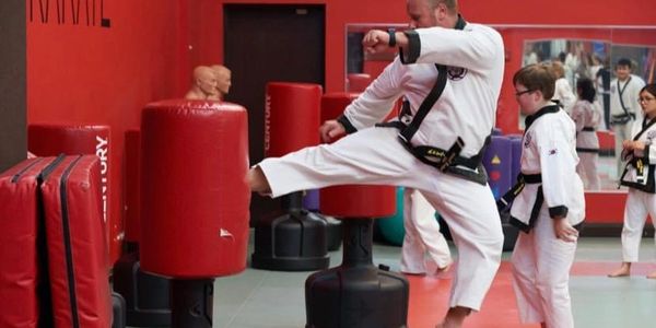 Martial Arts Jump Kick