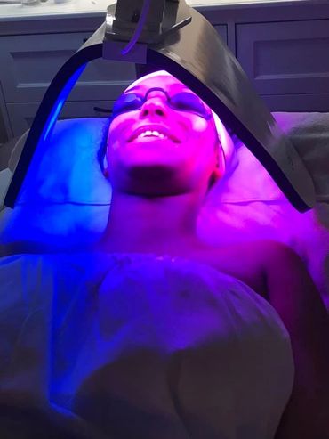 LED Light Therapy helps with wrinkles, fine lines, heals acne, excellent for anti-aging