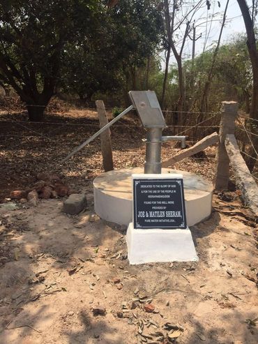 Silver colour apply on the hand pump