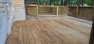 An old deck that needed some tlc.