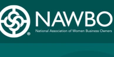 NAWBO logo with full name.