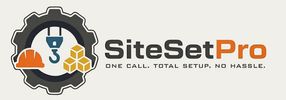 SiteSetPro logo with tagline.