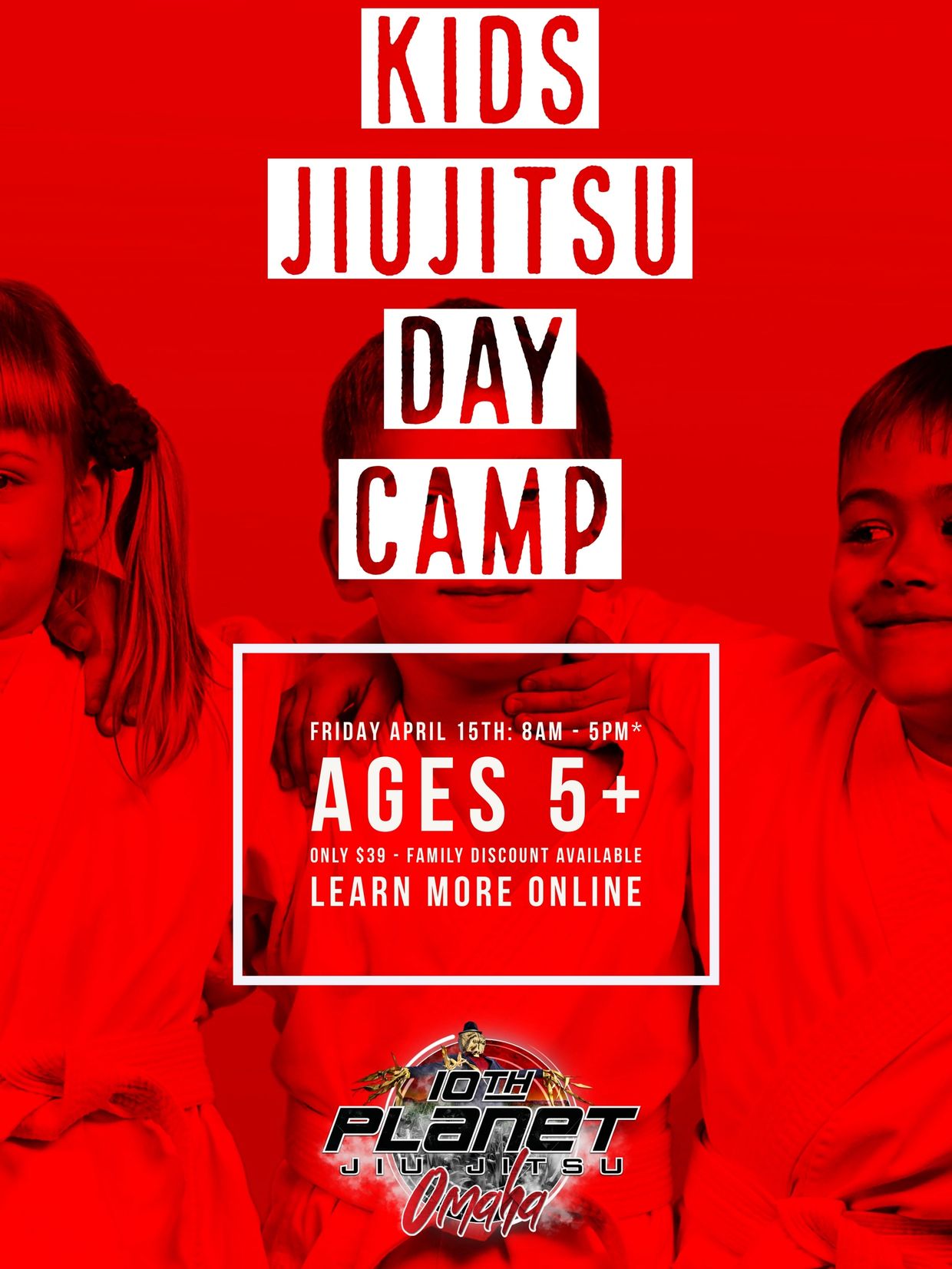 Youth Jiu-Jitsu Day Camp. 