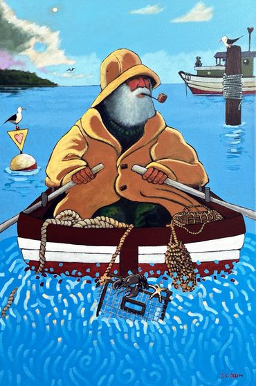 "Salty Dogs" - 24"x 36"