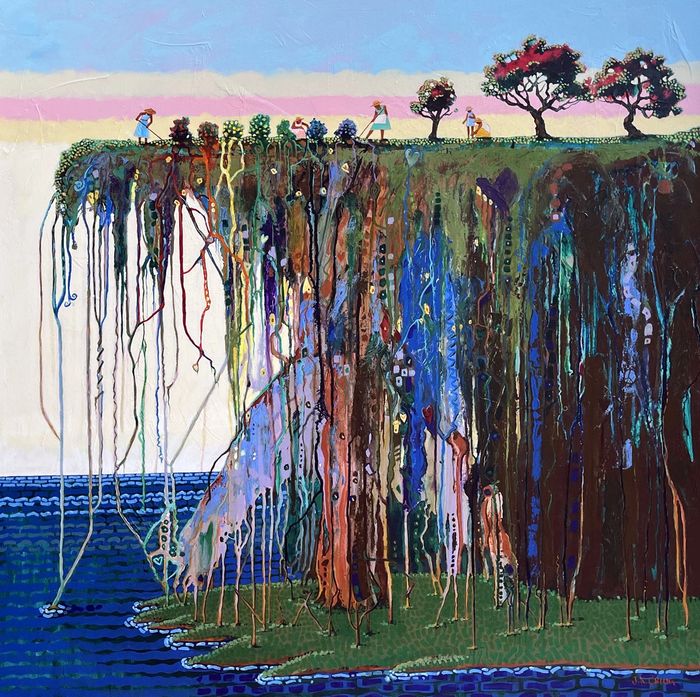 "Victory Garden" - the delicate balance between human endeavor and the natural world. 