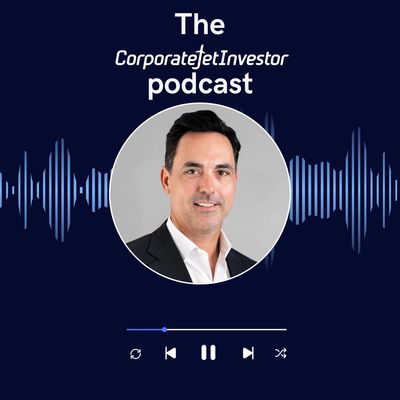 Podcast cover for The Corporate Investor with host portrait and audio wave.