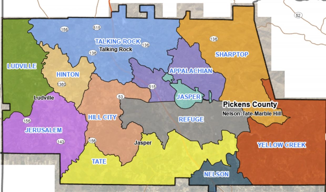 PICKENS COUNTY PRECINCTS