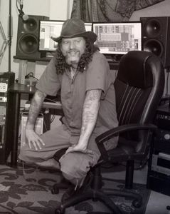 Ivan de Prume in the control room of his Oregon recording studio.