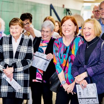 Group of smiling people