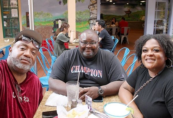 Triple A Equities team members out to lunch in San Diego, California.