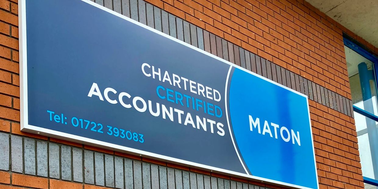 Chartered Certified Accountants signage