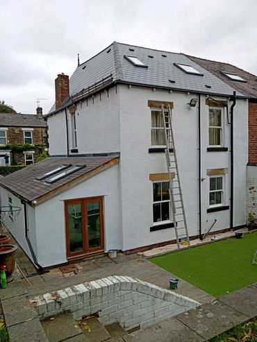 Property painted in sandex pure brilliant  white colour 