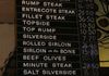 Harrods Scotch Beef Menu